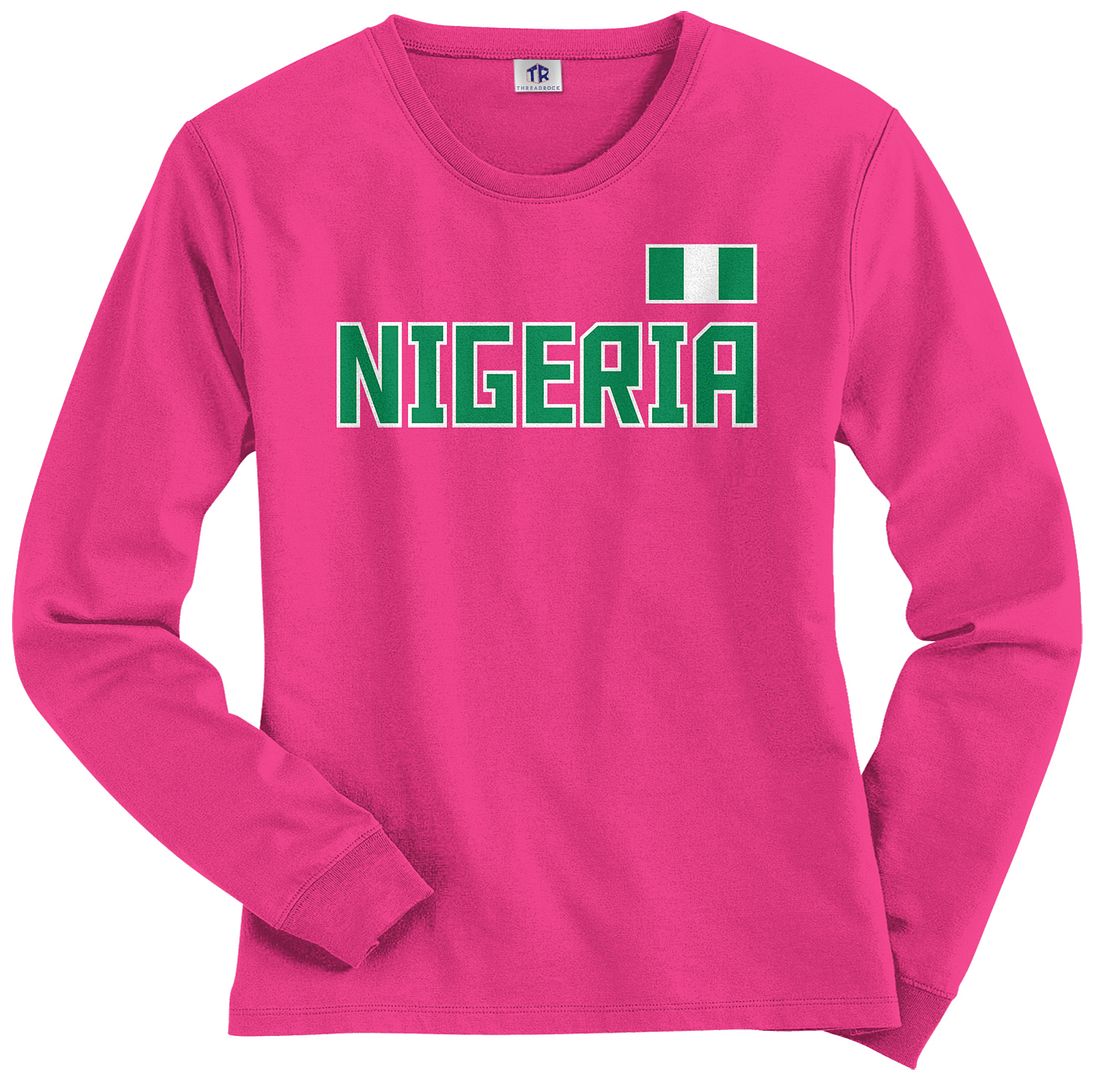 Nigeria National Pride Women's Long Sleeve TShirt Nigerian African